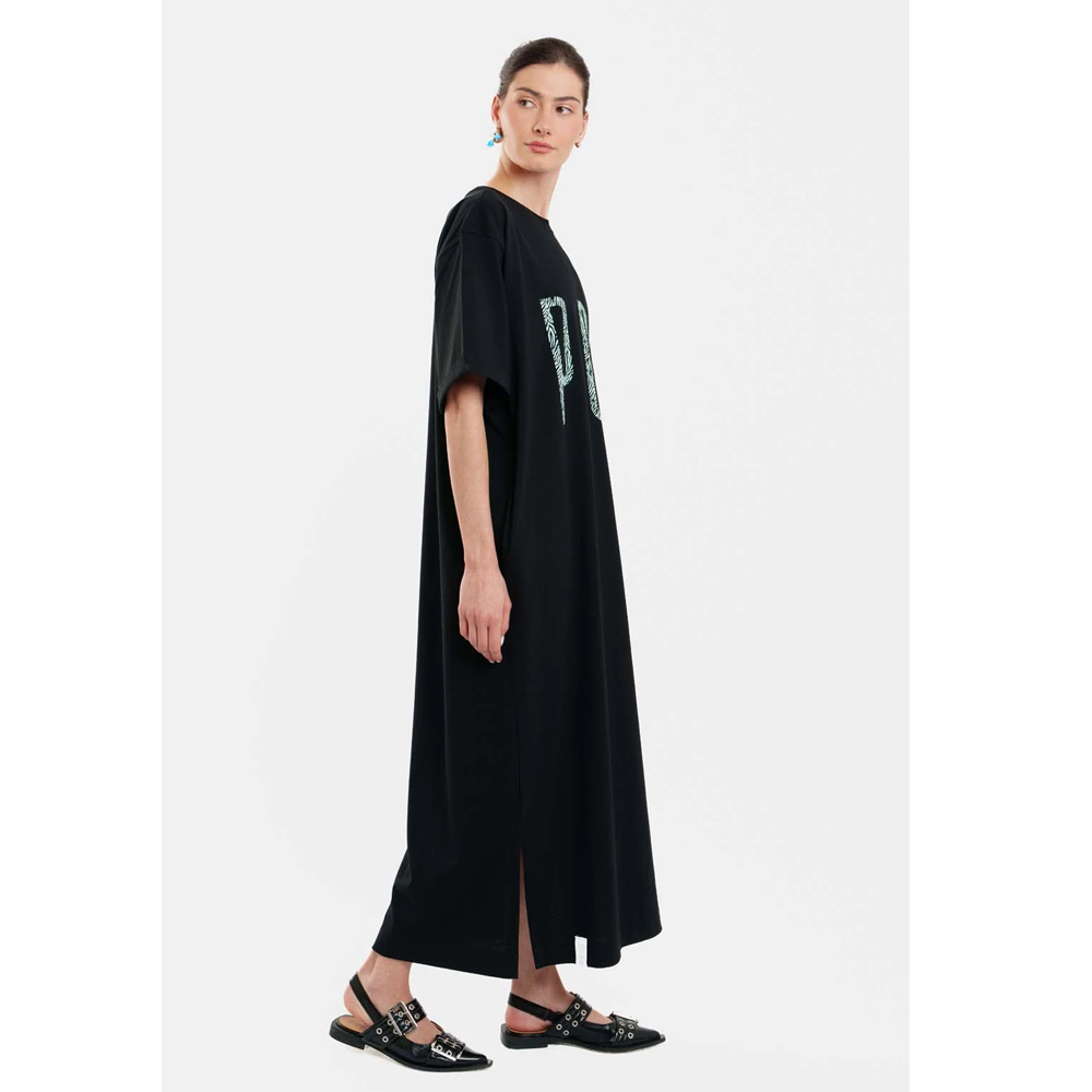 PCP Mila Dress Zebra Γυναικείο Φόρεμα Μάξι - 3